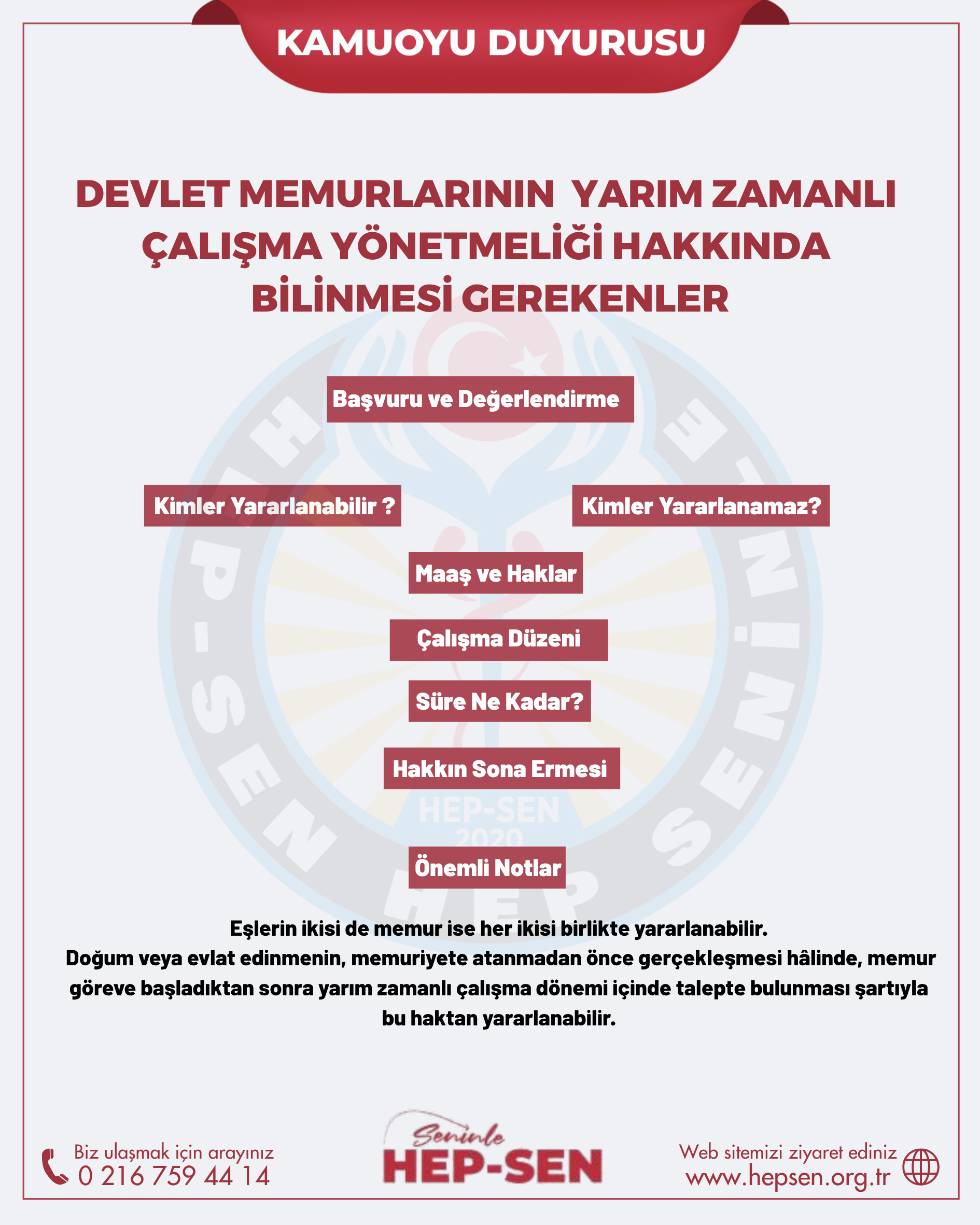 Memurlar İçin Yarı Zamanlı Çalışma Hakkında Yönetmelik Yayımlanıyor